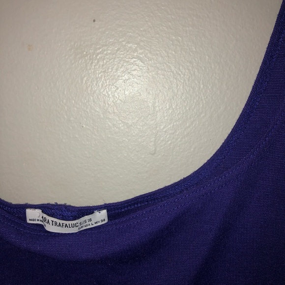 Zara Basic Purple Midi Dress - Picture 4 of 4